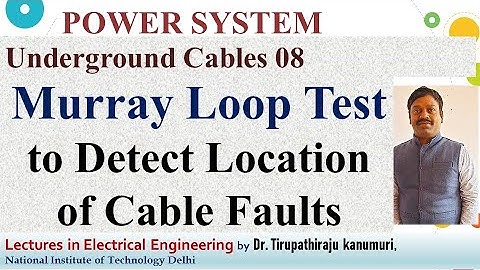 PS55 Murray-lustest om de locatie van kabelfouten te detecteren