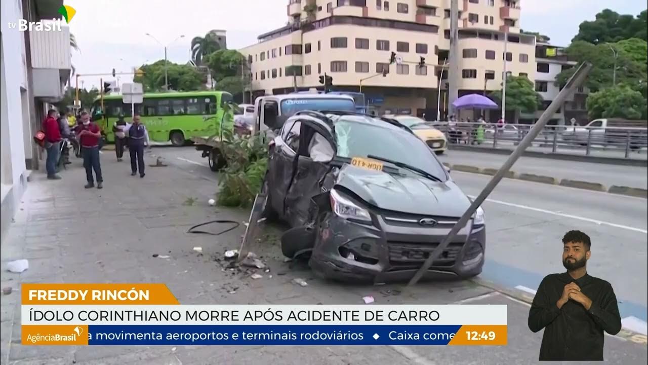 Freddy Rincón é internado em estado grave após acidente de carro