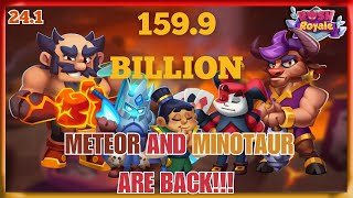 Insane Battle | Meteor + Minotaur (4356%) Vs. Genie (5681%) | PvP | Rush Royale