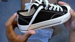 unboxing sepatu ventela basic low black/natural original produk indonesia