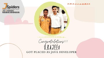CONGRATULATIONS U.RAJEEV PLACED AS JAVA DEVELOPER
