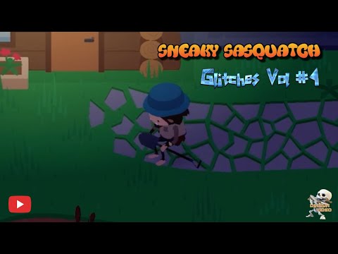 Sneaky Sasquatch Glitch - Glitches Vol #4 [sit walking, car on water, scary boat]