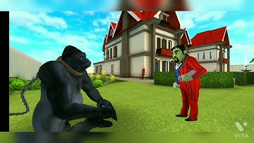 Scary stranger 3d -level 1 and 2 fireworks display and go banana gameplay .