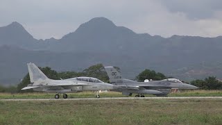 Philippine Air Force Fa-50 Fighter Jets And F-16 Fighter Jets In Action Throwback