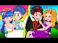 POOR PRINCESS FALL IN LOVE WITH PRINCE ALEX! Angel And Demon Love Story! | Poor Princess Life