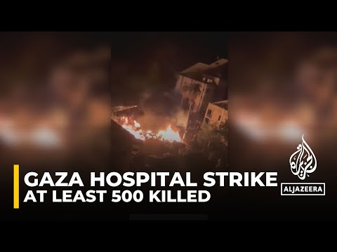 At least 500 killed in Israeli air strike on Gaza hospital: Health Ministry