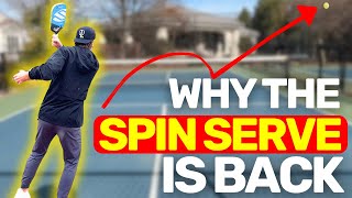 The NEW spin serve in pickleball: THE SCREWBALL SERVE