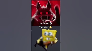 Thumbnail of The lyrics: 💀 The vibe: 😎 #funny #pumpedupkicks #lol