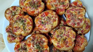 Закуска На Праздничный Стол. Горячие Бутерброды. Едятся Как Семечки.