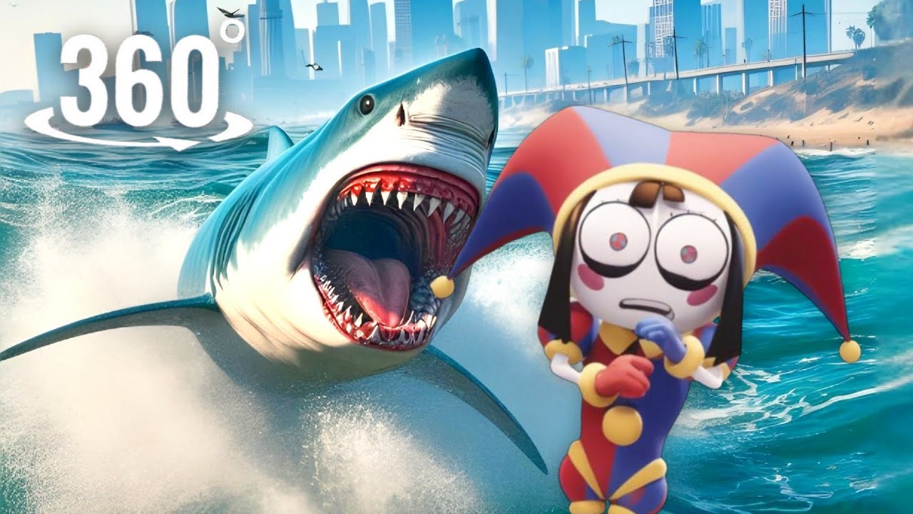 Pomni vs Killer Shark in GTA 6: WHO WILL WIN?