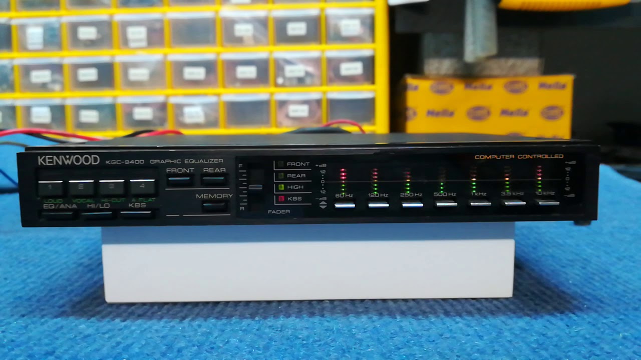 【yosi】KENWOOD KGC-9400 グラフィックイコライザー Kenwood KGC-9400 - YouTube