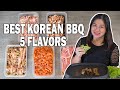 THE BEST KOREAN BBQ Samgyeopsal Feast | 5 Flavors Pork Belly | Jenny's Kitchen