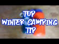 The BEST Winter Camping Trick How to Stay Warm Camping in Cold Weather