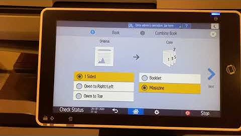 Copy Function - Booklet Copying