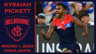 Kysaiah Pickett Highlights Round 1, 2023