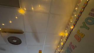 LED lights review and demo classroom lights holiday  WASTROYAL 100+16.4FT Warm White LED Fairy Light