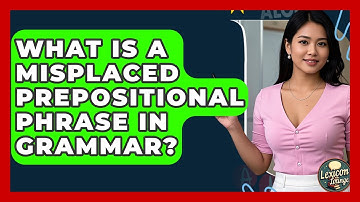What Is A Misplaced Prepositional Phrase In Grammar? - Lexicon Lounge