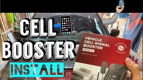 WeBoost Cell Signal Booster - Drive X install Cell Phone Booster Vehicle Cell Booster For Car