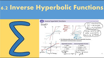 6.2 Inverse Hyperbolic Functions (CORE 2 - Chapter 6: Hyperbolic functions)