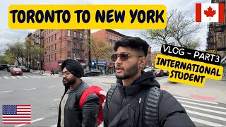 Exploring New York | Hudson River, Indian Restaurant | International Student | VLOG Part-3 | 🇨🇦 🇺🇸