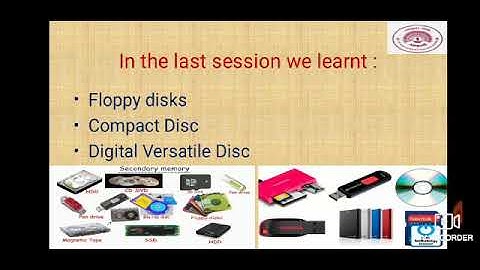 Class: VI*  *Subject:* Computer *Topic:* Lesson 2.Storage Devices ( *video 2* )