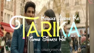 Khulke jeene ka song whatshapp status video || Dil Bechara || new status video ||susant singh rajput