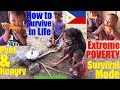 This Very Poor Filipino Family Scavenges for Left Over Corns Just to Survive. Poverty in Philippines