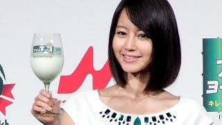 堀北真希、ヨーグルト新商品で乾杯！「森永アロエヨーグルト　20歳のバースデーイベント」1　#Maki Horikita　#event