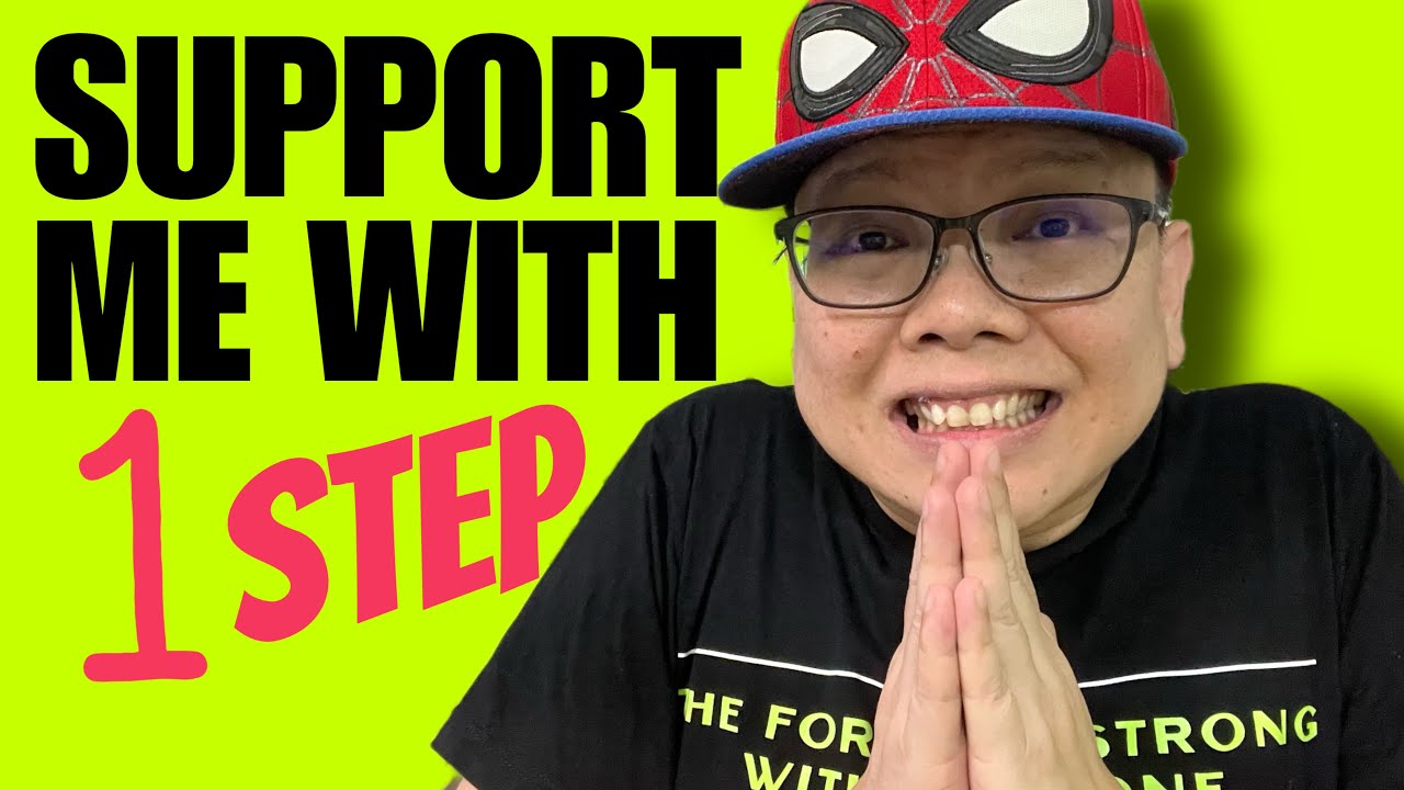 1 Step to Support Me! #supportmychannel - YouTube