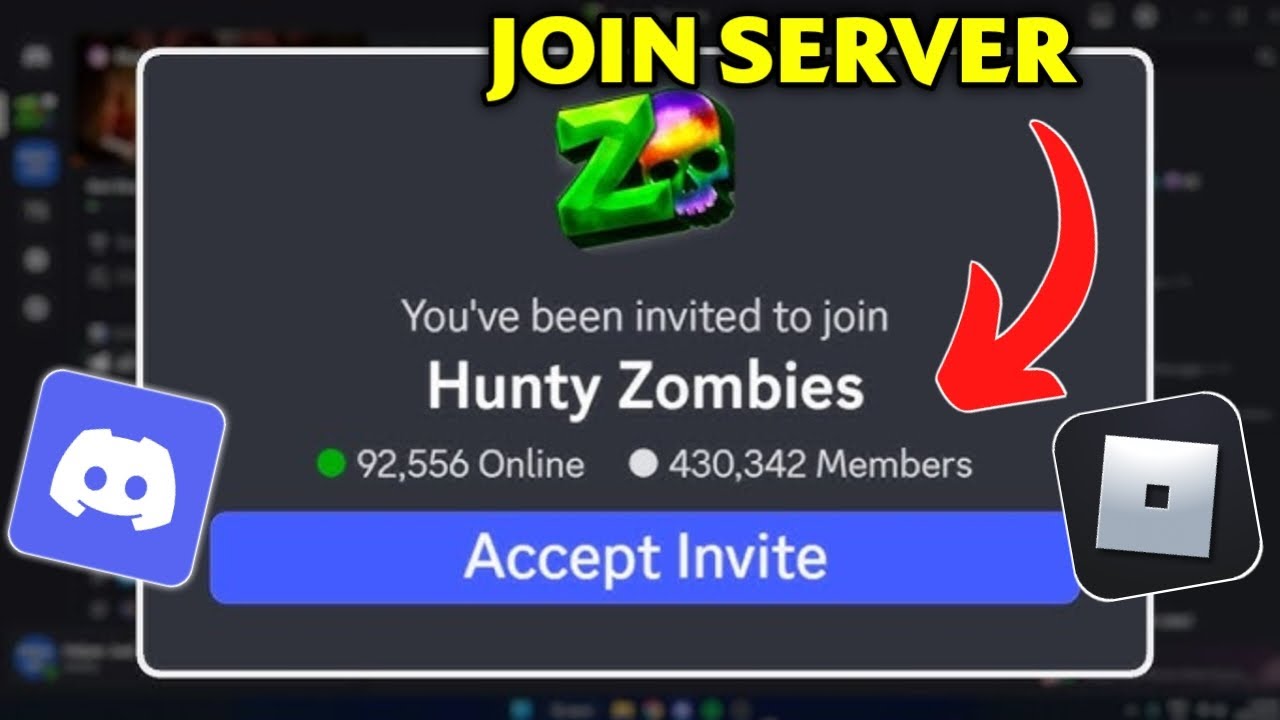 How to Join Hunty Zombie Discord Server on PC and Mobile - YouTube