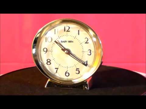 Westclox Baby Ben 11605A Classic Wind Up Alarm Clock - Youtube