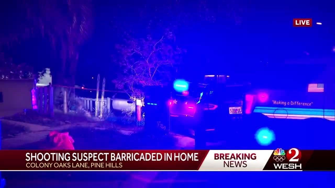 Person shot, suspect barricaded in Orange County home, deputies say ...