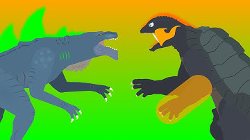 Heiesi ganera 1995 vs zilla Jr | stick node animation