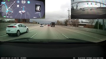 Tesla Autopilot Firmware "2019.8.5 3aaa23d" Autopilot Test (4k)