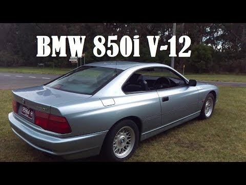 bmw-850i-v-12-walk-around-and-test-drive,-rare-8-series-1991-super-car-in-australia.