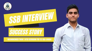 Sparsh Garg Success Story | Recommended from 1 AFSB DEHRADUN for 151 NDA course