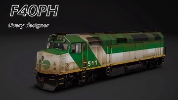 EMD F40PH (TSW2/ PS4)  GO on livery designer - Time Elapse