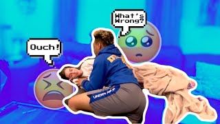 HAVING BAD PERIOD CRAMPS PRANK ON BOYFRIEND *CUTE REACTION*