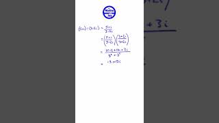 Complex numbers: Division: (5 + i)/(3 - 2i)