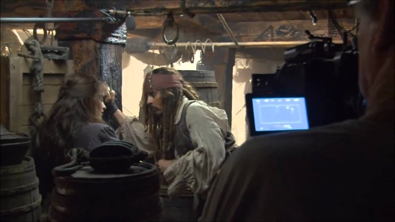 Pirates of the Caribbean 4 Behind the scenes footage (1)