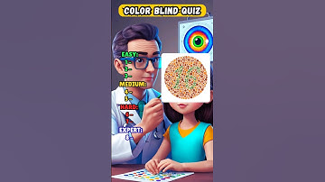 Are You Color Blind? 🤔 How many did you get correct? #shorts #quiz #colorblind #trivia