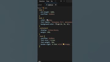 Create Typing Animation with HTML & CSS in 60 Seconds!