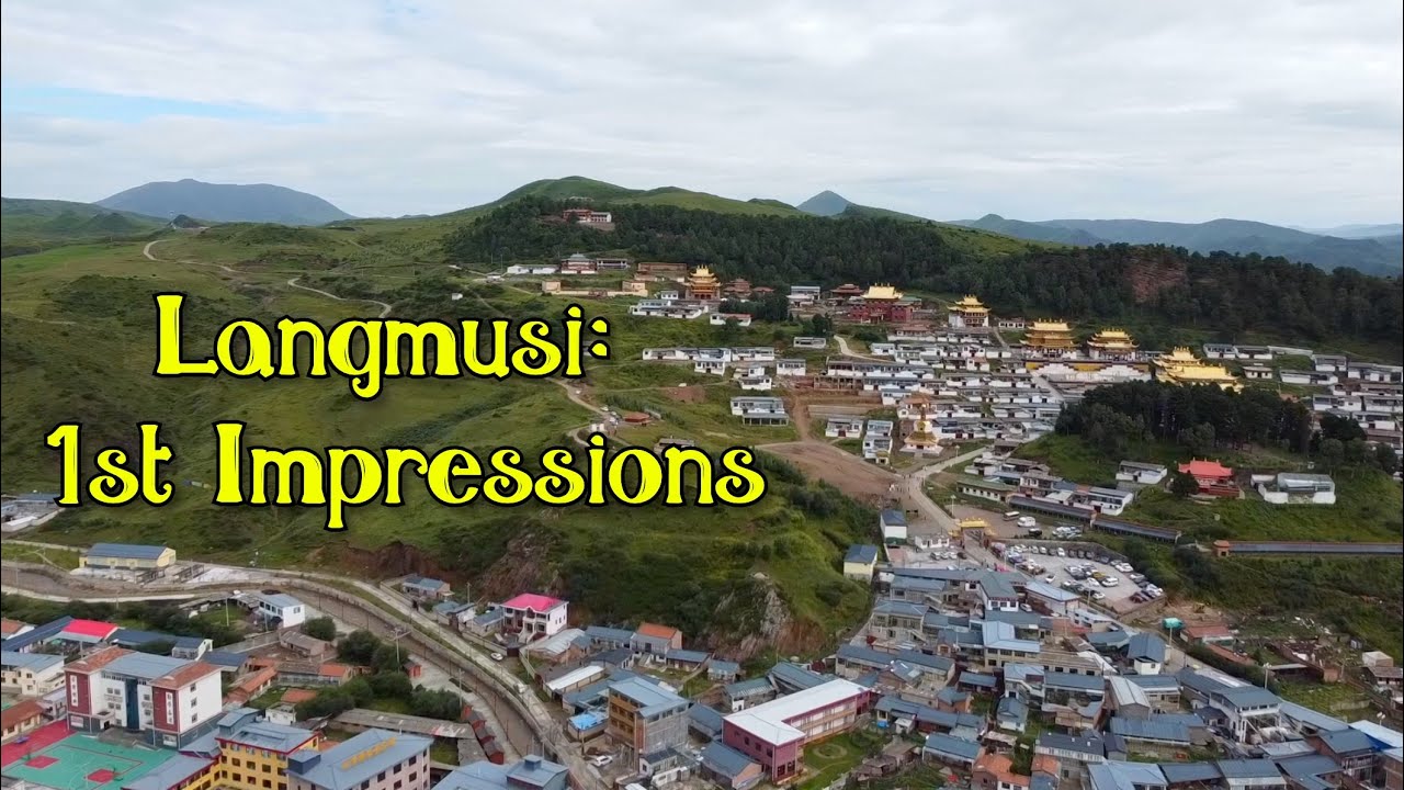 Exploring A Tibetan Mountain Village Langmusi Gansu Sichuan First Impressions Youtube