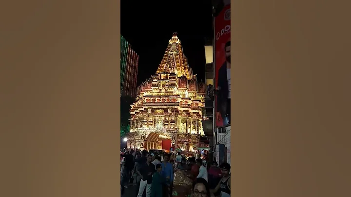 Ekdalia Evergreen Ballygunge Durga puja pandal 2023 / #shorts #durgapuja