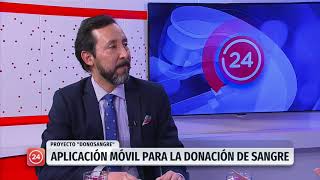 Aplicación facilita la donación de sangre | 24 Horas TVN Chile screenshot 2