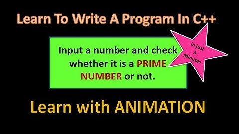 For loop program in C++ explained using animation
