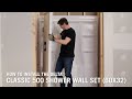 How To Install A Delta Classic 500 Shower Wall Set 60x32