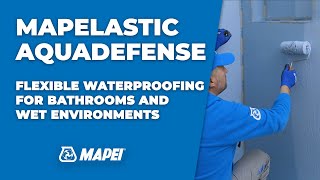 Mapei | Mapelastic AquaDefense | Flexible waterproofing for bathrooms and wet environments