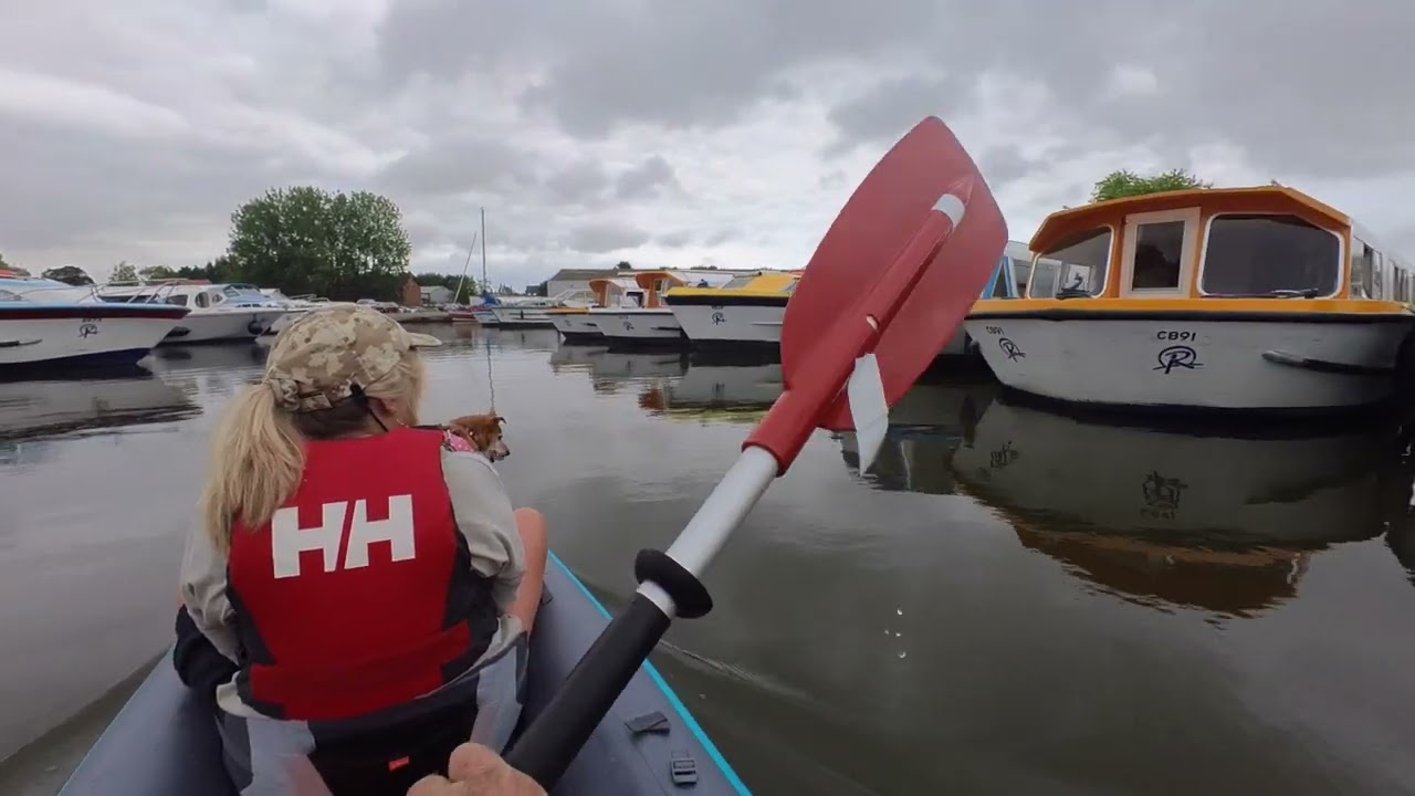 Itiwit X100 Canoe trip on the Norfolk Broads in the Autosleepers Nuevo