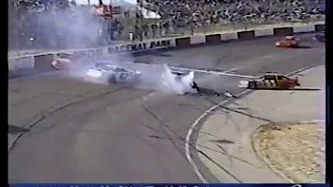 1998 NASCAR Winston West 200 Big Wreck